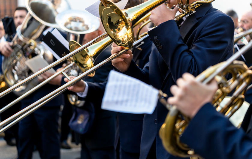 Band Musicians With Their Instruments On The Stree 2025 03 10 16 26 14 Utc